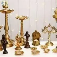 Brass Pooja Decorative Lamps