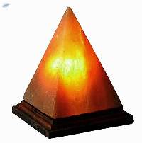 Pyramid Salt Lamp