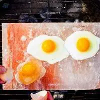 Egg Fry On Salt Brick