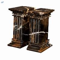 Black And Gold Book End