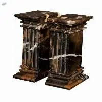 Black And Gold Book End