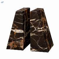 Black And Gold Tircha Book End