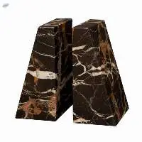 Black And Gold Tircha Book End