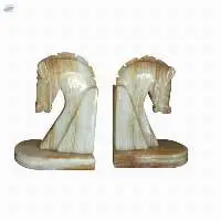 White Onyx Bookends
