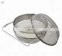 Double Stainless Steel Honey Sieve