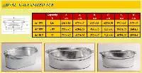 Oval Galvanized Tub