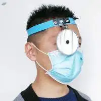 Medical Forehead Viewfinder Frontal Mirror Head