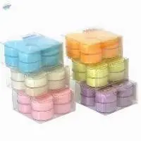 Warm White Flickering Mini Gift Tealight Candle