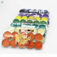 Carmomile Scent Black Tealight Candles