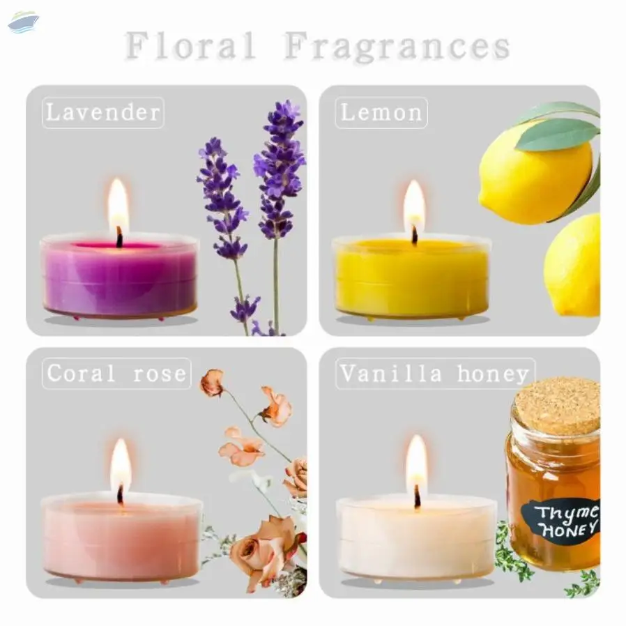 20 Piece Per Box Scented Tealight Candles