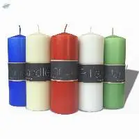 Customized Colorful Paraffin Pillar Candle