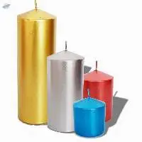 Customized Colorful Paraffin Pillar Candle