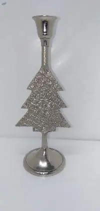 Bird Candle Holder Nickle Plated