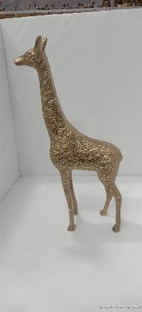 Giraffe Table Decoration In Gold