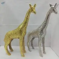 Giraffe Table Top Down Neck Gold Plated