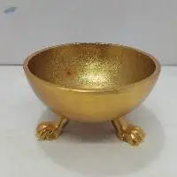 Bowl With FootÂ Gold Plated