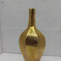 Flower E-bud Vase Gold Plated