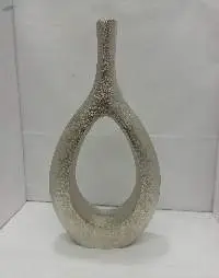 Flower E-bud Vase Nickel Plated