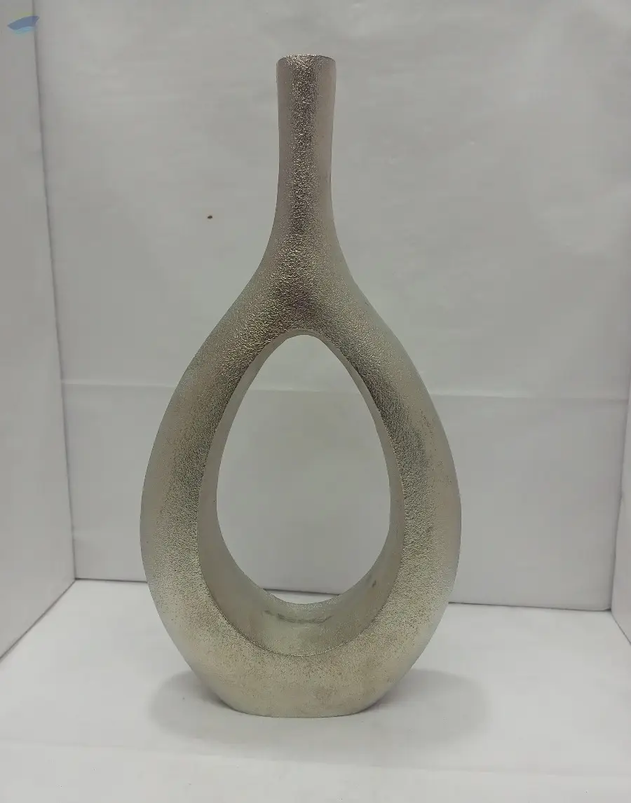Flower E-bud Vase Nickel Plated