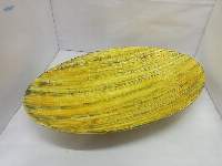 Table Decor Dish Bamboo Finish
