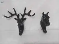 Horse Hook Black Powder Coated