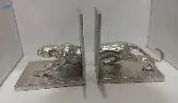 Panther Book-End Nickel Plated