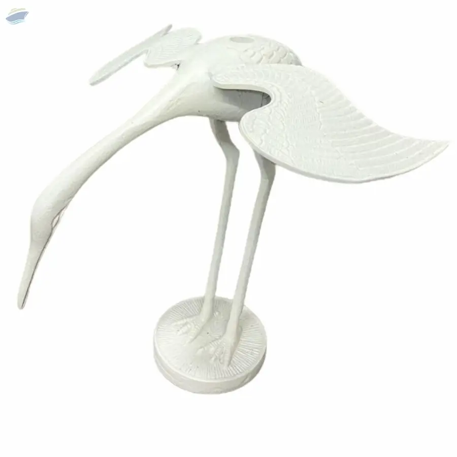 Swan Table Top Decorative White Powder Coated