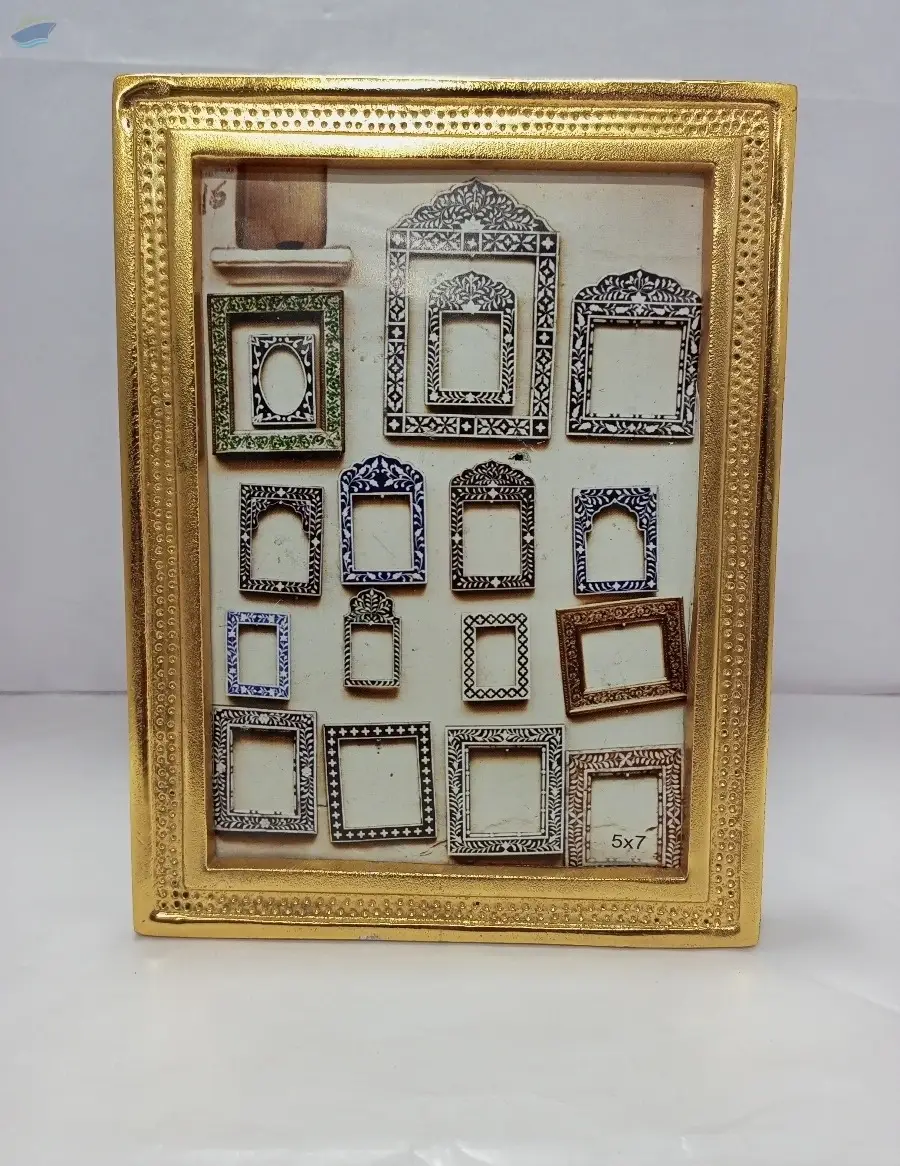 Table Photo Frame Gold Plated