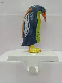 Penguin Stocking Holder Powder Painted
