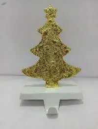 Tree Stocking Holder Gold Plated