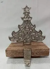 Tree Stoking Holder With Wooden Base