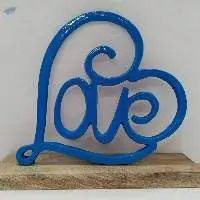 Love Table Top For Decoration  Powder Coated