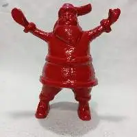 Santa Christmas Decoration Powder Coated