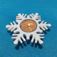 Christmas Snowflake T-lite Holder