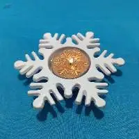 Christmas Snowflake T-lite Holder