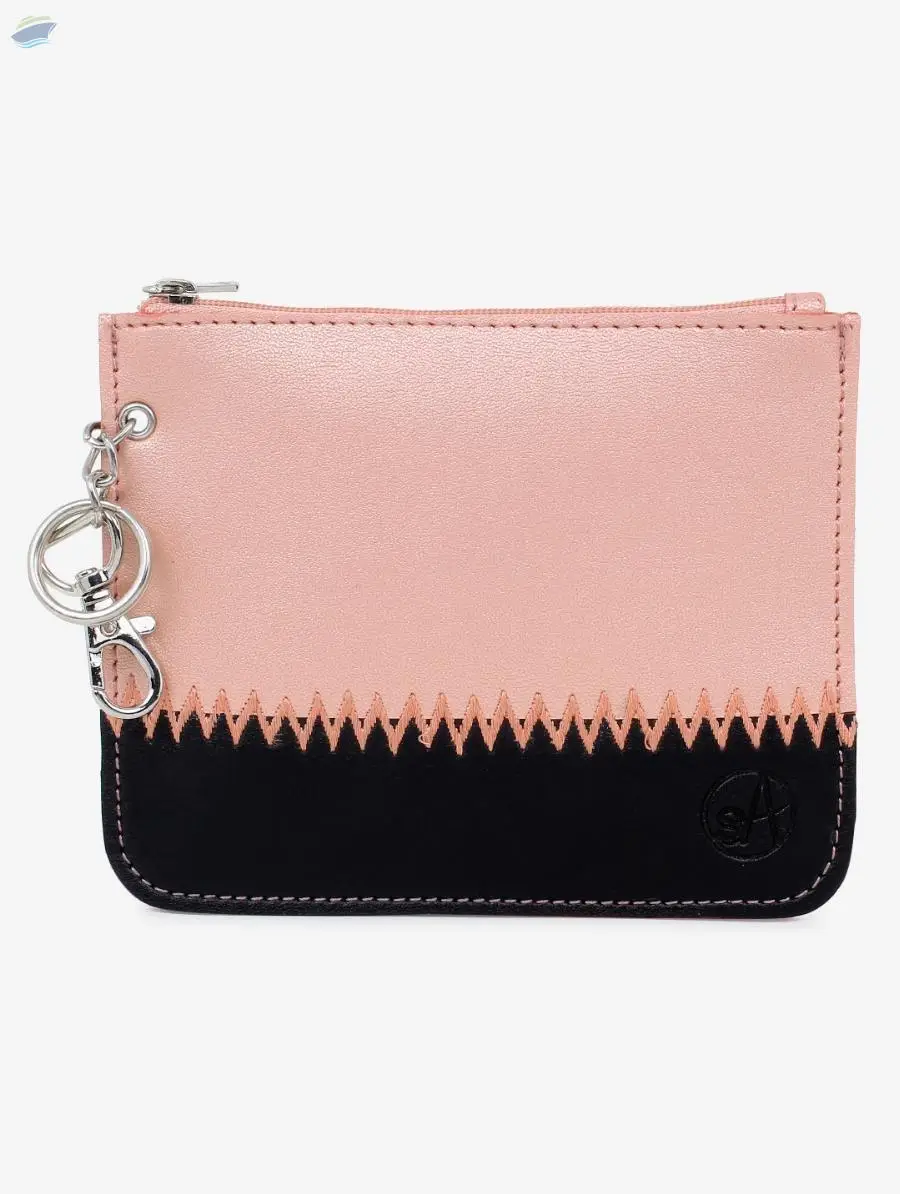 Thread Embroidered PU Clutch