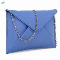 Genuine Leather Envelope Clutch Bag