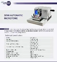 Semi Automatic Microtome
