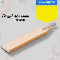 Solid Wood Coconut Scraper