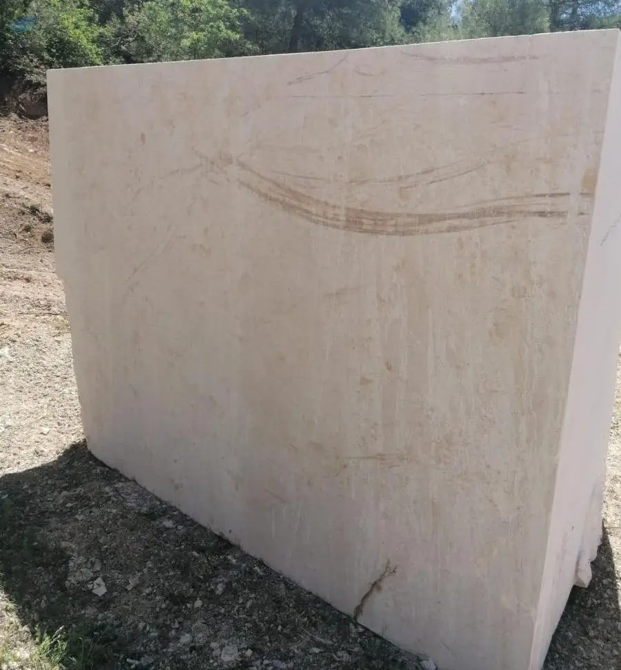 Turkish Light Beige Marble Block