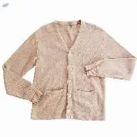 V Neck Long Sleeves Fit Men Cardigan Sweater