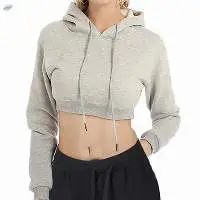 Crop Top Hoodies Women
