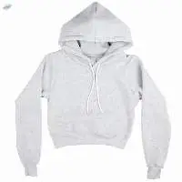 Crop Top Hoodie Women's