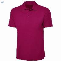 Men's Solid Cotton Polo Shirt Causal Wear