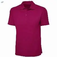 Men's Solid Cotton Polo Shirt Causal Wear