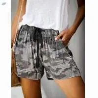 Printed Cotton Shorts