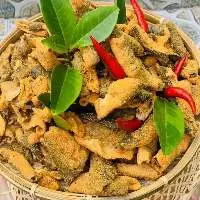 Salted Egg Fried Fish Skin