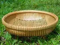 Handmade Bamboo Weaved Basket Handicrafts