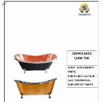Copper Bath Claw Tub