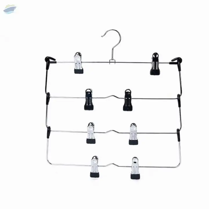 4-Tier Folding Metal Pant Hanger